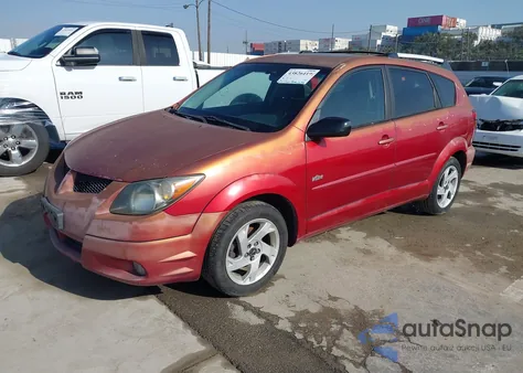 2004 Pontiac Vibe from USA, damaged, VIN 5Y2SL62824Z408751